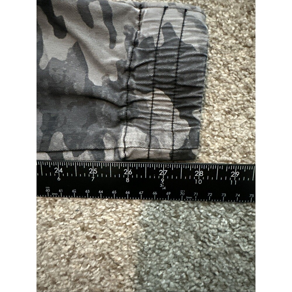 SPANX Stretch Twill Cargo Joggers Grey Camo Large Women’s. Casual Everyday - Picture 6 of 7
